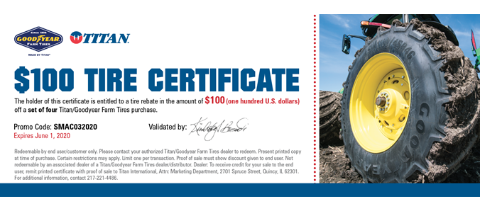 Tire Certificate